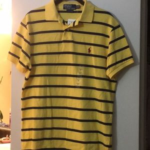 Yellow striped Polo by Ralph Lauren shirt